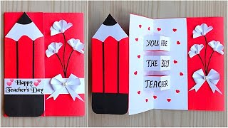 Teacher's day special greeting card handmade / DIY Teacher's day pop up card/Teacher's day card idea
