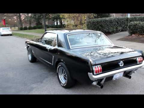 Mustang 1965 V8 289 - perfect exhaust sound