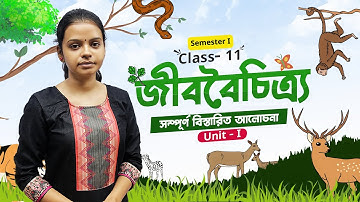 জীববৈচিত্র্য কি? | বিস্তারিত আলোচনা | Biodiversity | Unit 1 | Chapter 1| Biology | Class 11 | elit