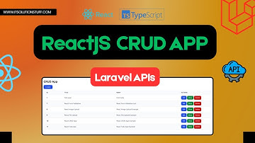 React JS CRUD App with Laravel APIs