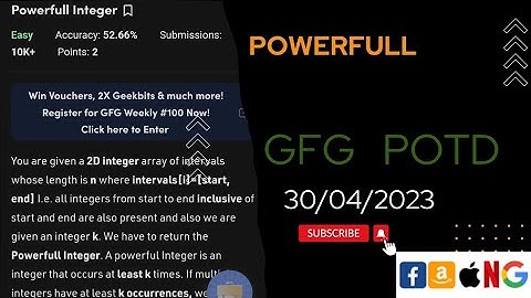 Powerfull Integer || easy @gfg @leetcode @CodeThurst