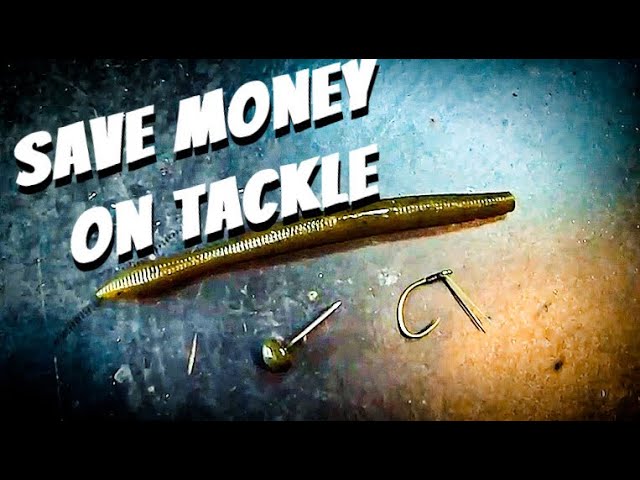 How to SAVE MONEY on TACKLE - How to rig a WACKY RIG and NEKO RIG using NAIL  WEIGHTS 