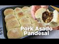 Pork asado pandesal  soft and fluffy pandesal recipe