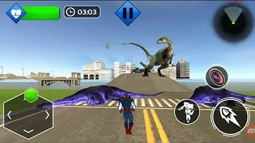 Super Captain Hero Flying Robot Rescue Mission Android Gameplay