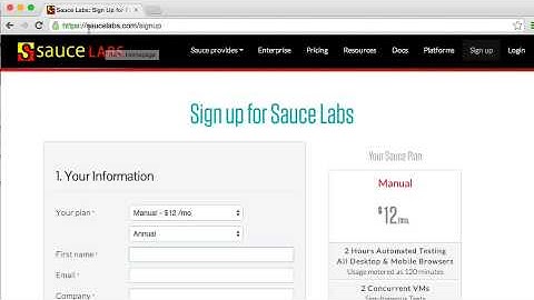 SauceLabs Exclusive Deal - Get Promo Code