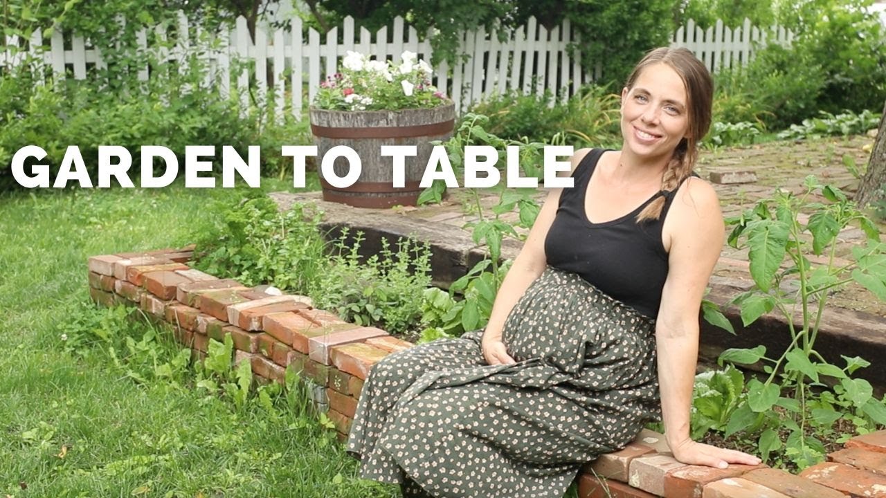 Cooking for a large family with garden staples