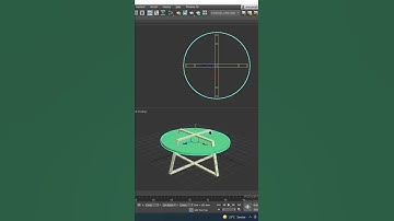 Make a Round Table in 1 min | Furniture Modeling | 3ds Max |