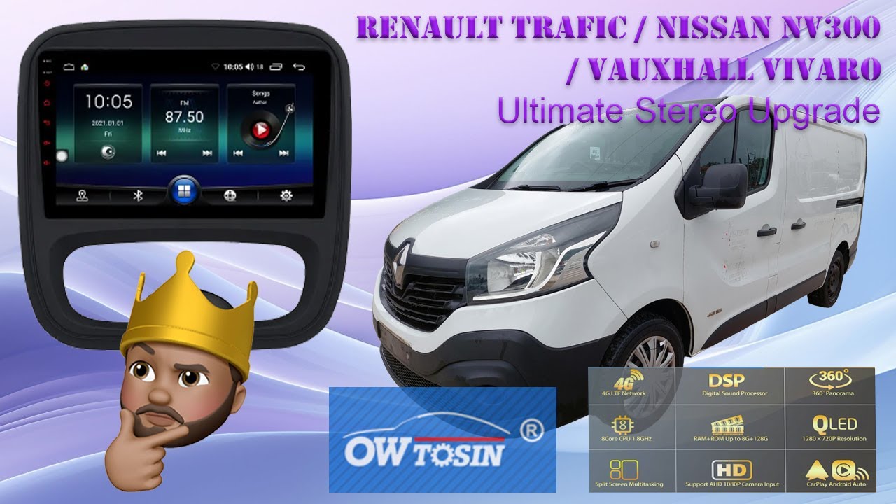 Renault trafic MK3 / Vauxhall Vivaro / Nissan NV300 Android 11 Stereo  Install and Review 