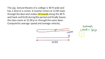 SOLVED EXAMPLE 2| CHAPTER 3| HC VERMA | REST AND MOTION KINEMATICS| CONCEPT