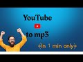 yt to mp3 download | best mp3 downloader for android , IOS and windows | mp3 converter
