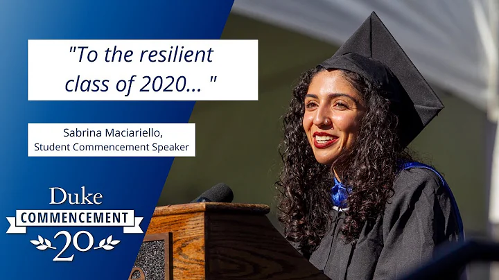 Sabrina Maciariello | Duke Commencement 2020 Stude...