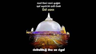 රුවන්වැලි මහා සෑ රදුන්.. ?? srilanka ruwanweliseya viral shorts etv buddhism buddha foryou