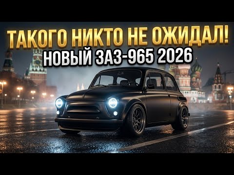 Новый ЗАЗ-965 2026 – Такого Возвращения Легенды Никто Не Ожидал