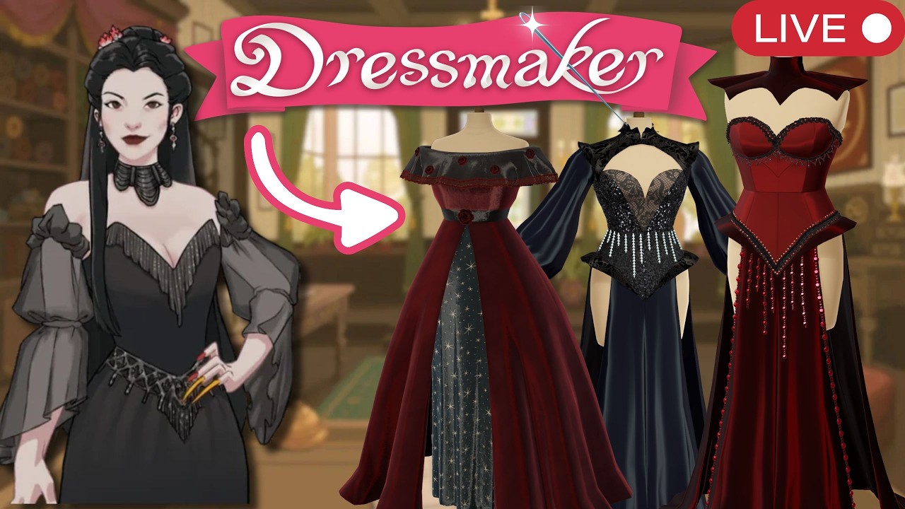 Making Vivian A WAR Dress (armor-inspired) | LIVE #dressmaker