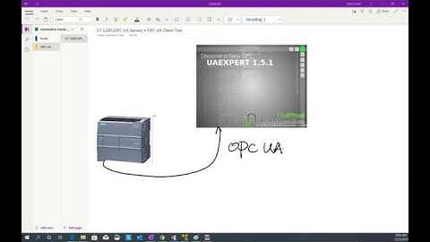 COM01. OPC UA - Siemens S7-1200 PLC(OPC UA Server) and UaExpert(OPC UA Client)