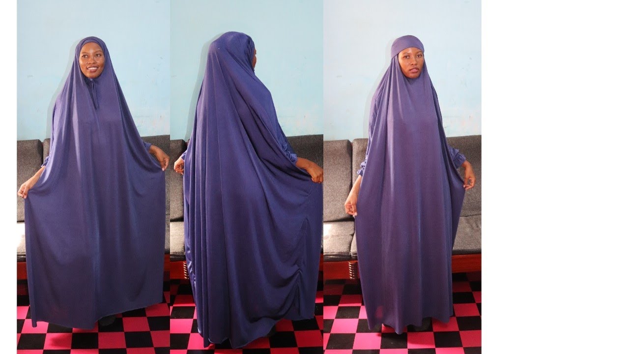 jifunze jinsi ya kukata na kushona jalbab