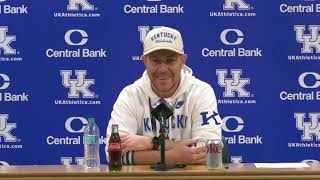Kentucky Wildcats HC Will Stein - Tuesday Press Luncheon - Vanderbilt Week
