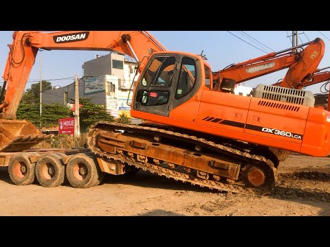 Vận Chuyển Máy Xúc Doosan DX360LCA - Bán Máy Xúc Cũ