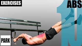 10 Ab Exercises You Can Do On A Park Bench - No Gym