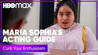 Larry David Helps Maria Sophia's Acting Skills | Curb Your Enthusiasm | Max