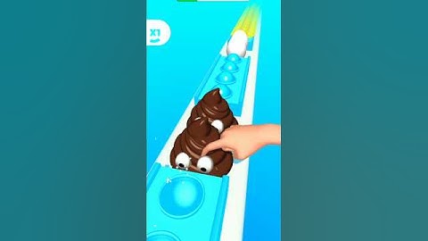 pop run 3D gameplay 💩 || Mobile game 328 #shortvideo #mobilegaming #poprungame #poprun3dlive