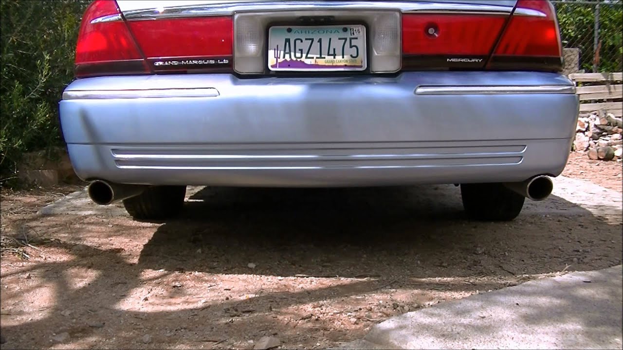 2001 Mercury Grand Marquis Thrush Turbo Exhaust - YouTube