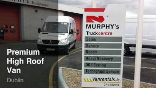 Premium Rental Van Hi-roof In Dublin