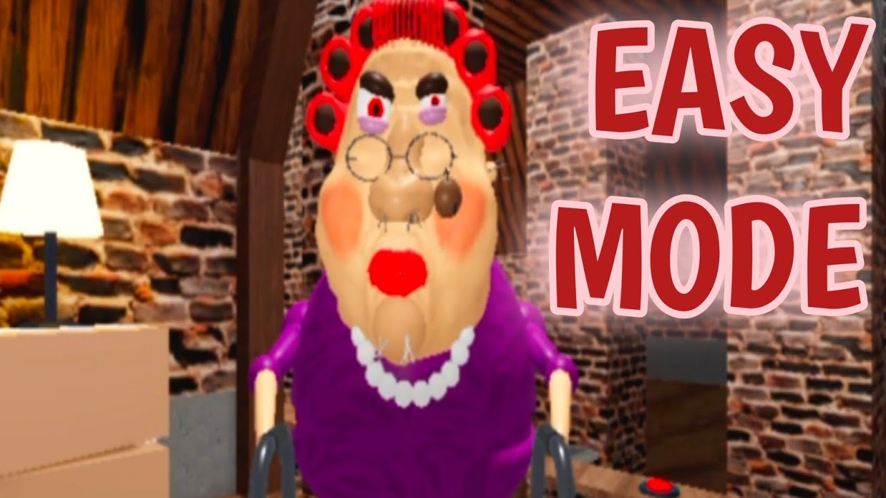 ESCAPE EVIL GRANDMA! Roblox! No death walkthrough 4k game play! 