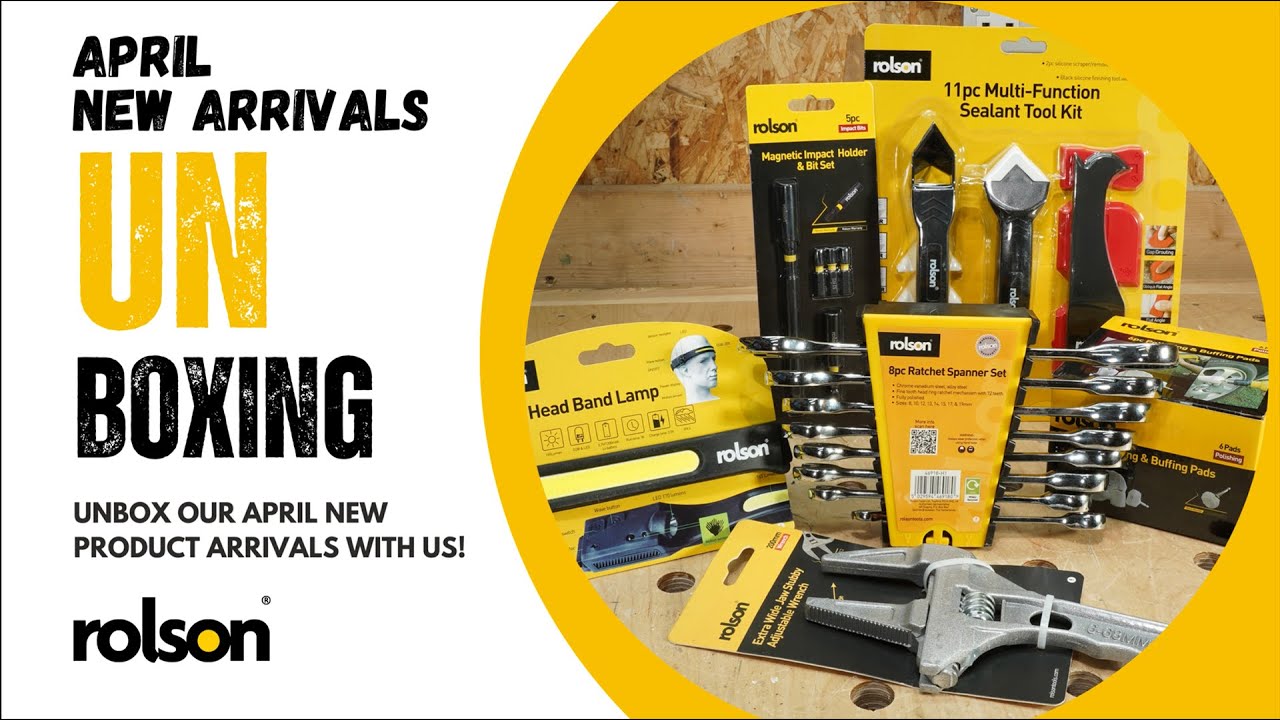 April Unboxing from Rolson - Some great new products - YouTube
