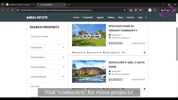 Real Estate Website Project in PHP Laravel with Source Code - CodeAstro