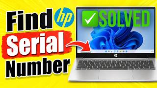 How to Find Serial Number on HP Laptop in Settings Windows