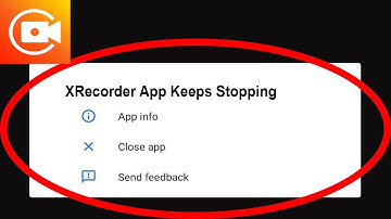 Fix XRecorder App Keeps Stopping | XRecorder App Crash Issue | XRecorder App | PSA 24