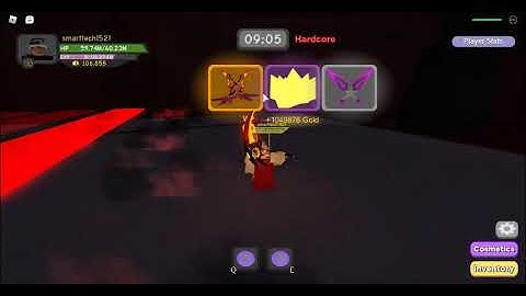 Dungeon Quest underworld warrior legendary drop 1