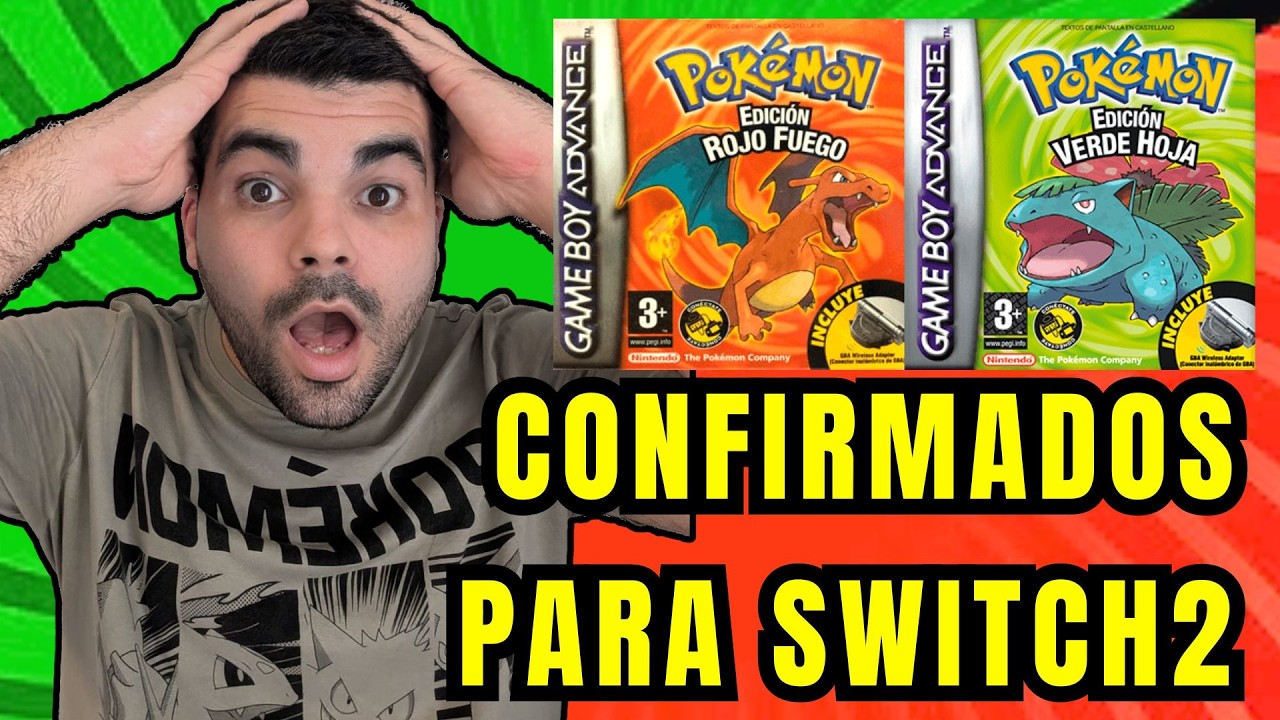 ¡POR FIN! Pokémon Rojo Fuego y Verde Hoja llegan a Switch 2... pero hay un PROBLEMA