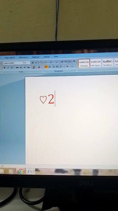 ♥ symbol in msword press Alt x #msword #viralvideo #trending # ♥ symbol in msword press Alt x #msword #viralvideo #trending #