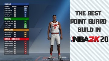 THIS IS GOING TO BEST POINT GUARD BUILD IN NBA2K20...