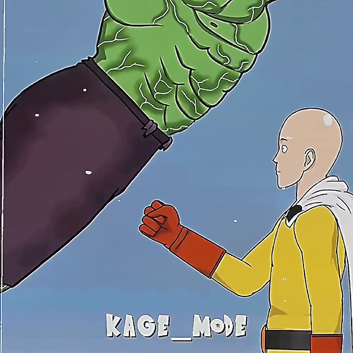 『 Hulk VS Saitama 』|| 『 Hulk cooked 』#anime #shorts #saitama #hulk #hulkvssaitama #editz