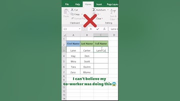 Flash Fill in Excel in Seconds🔦 | Ctrl + E Shortcut #shorts #exceltips