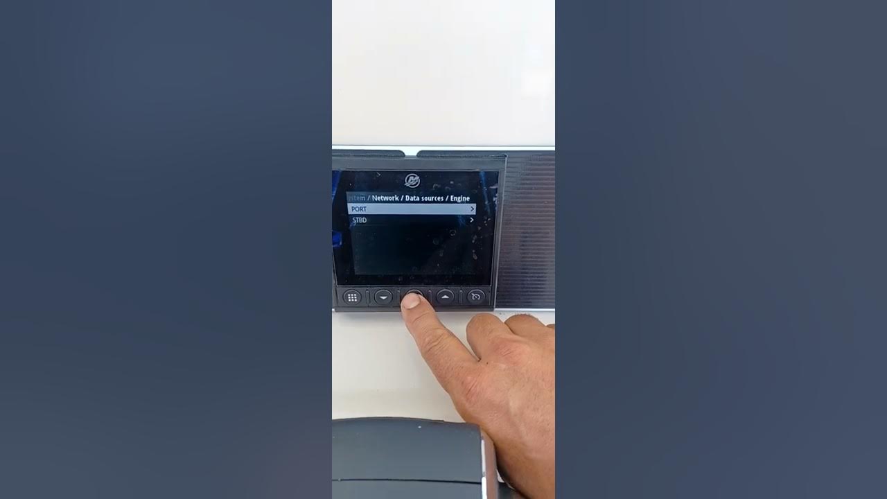 Mercury vessel view 403 how to find engine hours YouTube