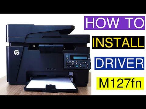 How To Install Printer Driver HP LaserJet Pro MFP M127fn