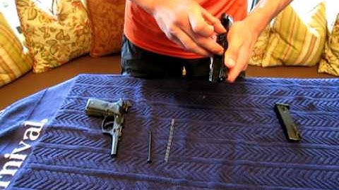 M9 OR 92FS FIELD STRIP & FUNCTION CHECK