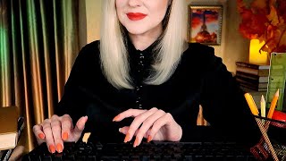 Cozy Library ASMR  📚  Slooow and Soft Spoken  📚  Typing, Books, Flipping Pages screenshot 5