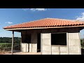 Casa pré fabricada de 48 m2- modelo estrutural ( sem acabamentos)