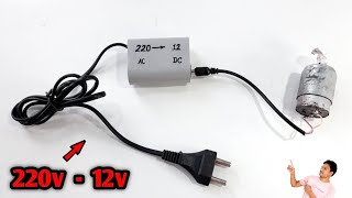 how to make 12v DC Power supply at home | dc supply | how to make dc supply