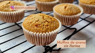 Muffins de avena (receta corta)