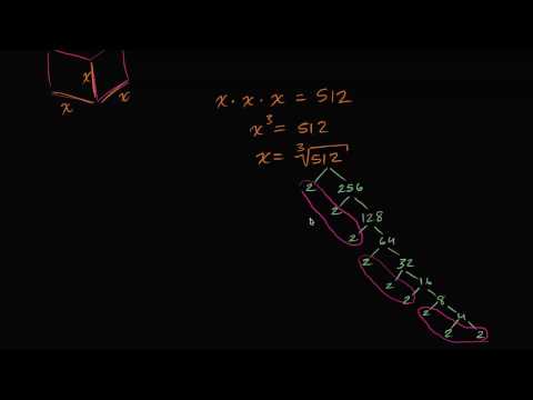 კუბის ზომები მისი მოცულობიდან -