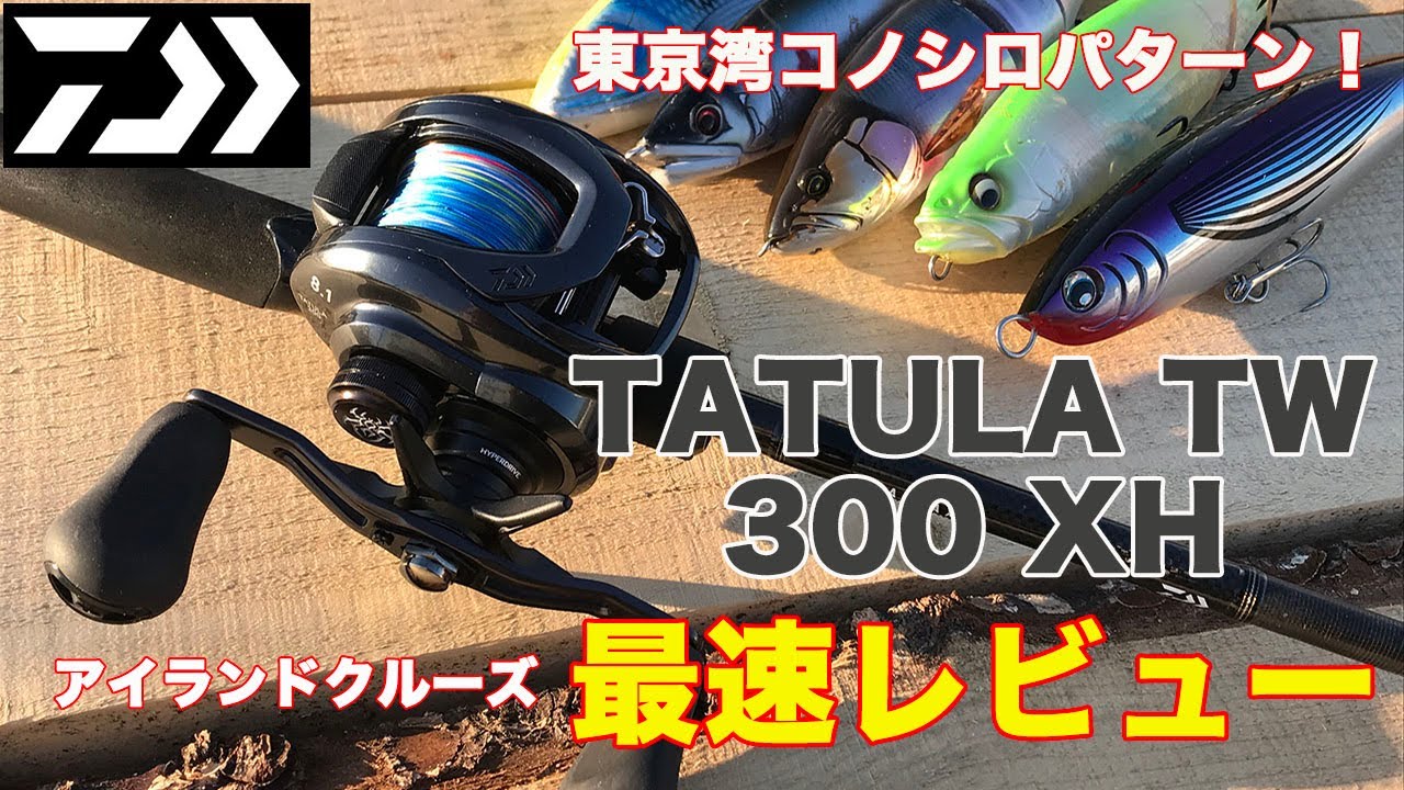 ラス1 ダイワ タトゥーラ TW 300XH ビッグベイト 雷魚 ライギョ - リール