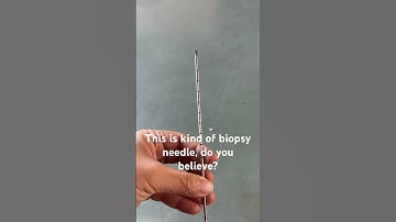 how to use this biopsy needle? For sampling tissue? #biopsyneedle #bonemarrowneedle #coxialneedle