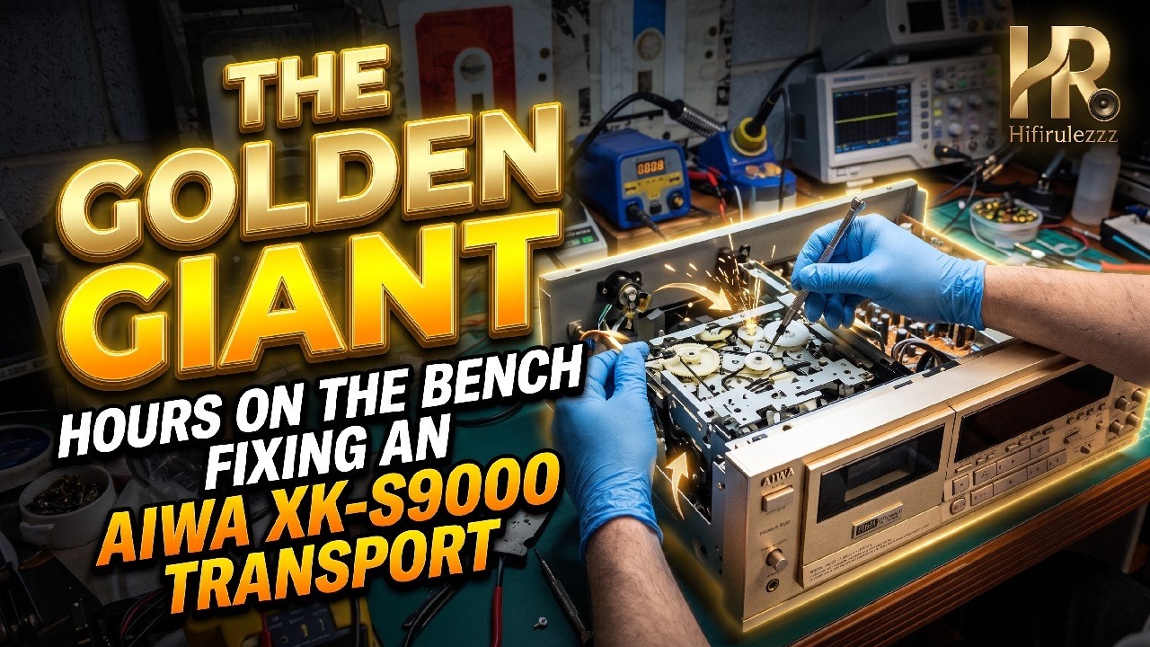 The Golden Giant: Hours on the Bench Fixing an AIWA XK-S9000