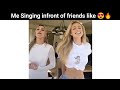 bestfriend singing infront of bestfriend 😍 her reaction was priceless 🔥